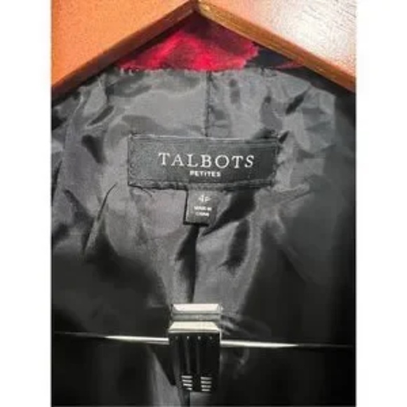 Stylish Women's Clothing Bundle – Talbots Floral Blazer, August Silk Red Knit - Picture 3 of 14